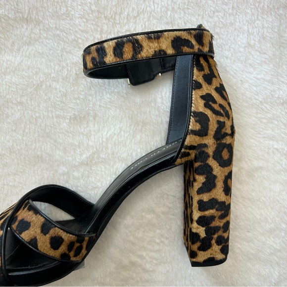 Kenneth Cole Leopard Fur Sandals - Picture 6 of 9
